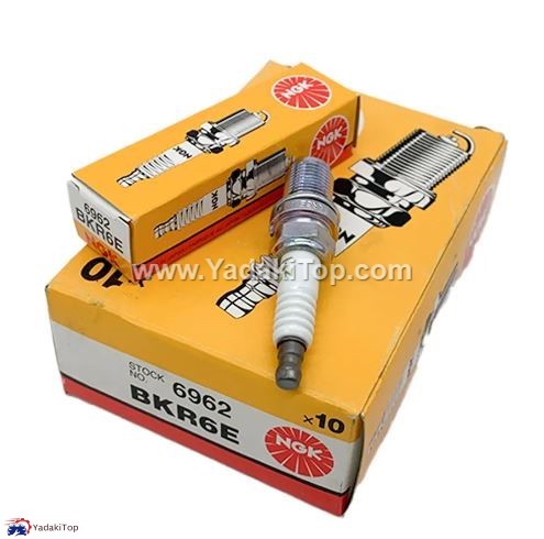 شمع موتور تک پلاتین انژکتوری پایه کوتاه NGK همیار هامی کد BKR6E 6962